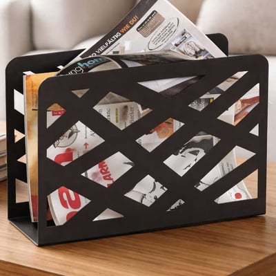 Krantenrek | 35 x 10 x 26 cm | Zwart