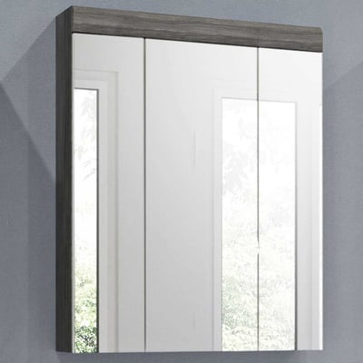 Spiegelkast Scout Xonox - 60x79x18cm - Smoke Silver & Wit