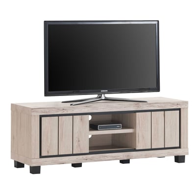Tv-meubel Elke 145cm met 2 deuren - eik