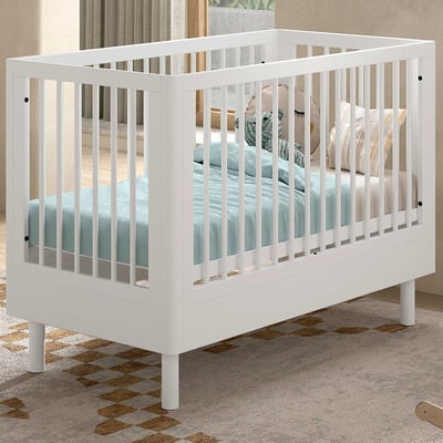 Babybed Forrest 60 x 120cm - verstelbaar - wit beukenhout Babybed Forrest 60 x 120cm - verstelbaar - wit beukenhout