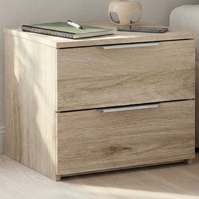 Nachtkastje Spectre - 44x37x38cm - 2 lades - eikdecor