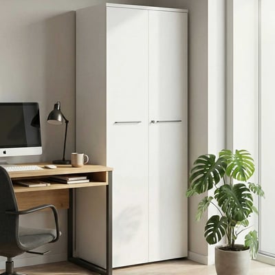 Archiefkast Osmond 80cm met 2 deuren - lichtgrijs