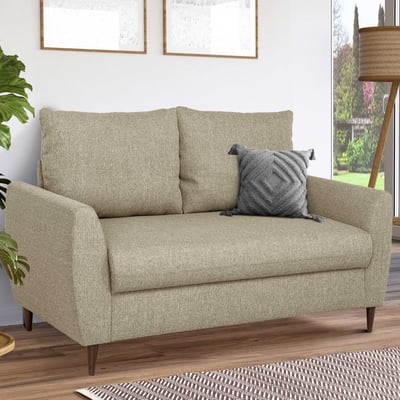2-zitsbank Lino - 145x78x92cm - taupe stof
