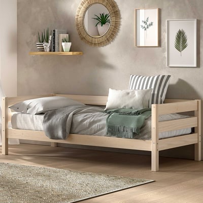 Kajuitbed Maggie - 90 x 200 - massief dennenhout - milky pine