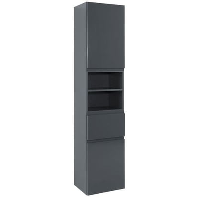 Kolomkast Cardiff | 40 x 35 x 180 cm | Grijs Kolomkast Cardiff | 40 x 35 x 180 cm | Grijs