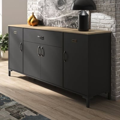 Dressoir Manchester | 180 x 40 x 82 cm | Helvezia Oak-design