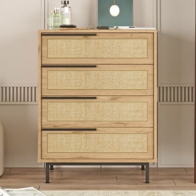 Commode Woody Fashion | 75 x 45 x 95 cm | Walnut Oak-design