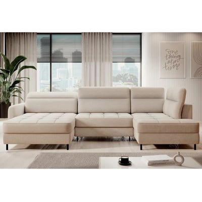 Hoekzetel Bernardo | 306 x 165 x 100 cm | Beige
