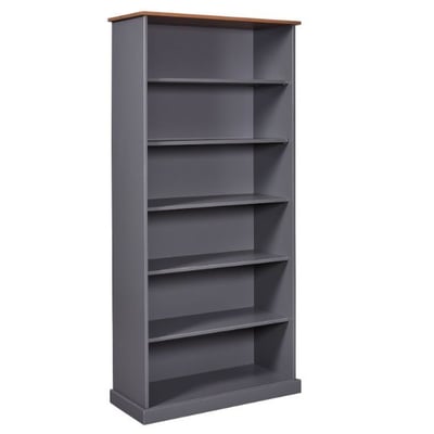 Boekenkast Westerland | 90 x 38,1 x 190 cm | Donkergrijs Boekenkast Westerland | 90 x 38,1 x 190 cm | Donkergrijs