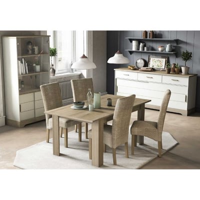 Eetkamerset Charme | Verlengbare eettafel, vitrinekast, dressoir | Kronberg Oak-design Eetkamerset Charme | Verlengbare eettafel, vitrinekast, dressoir | Kronberg Oak-design