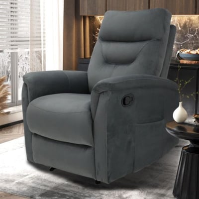 Relaxfauteuil Breda | 79 x 96 x 100 cm | Manueel verstelbaar | Grijs