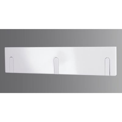 Wandpaneel met drie kapstokhaken | High Gloss White