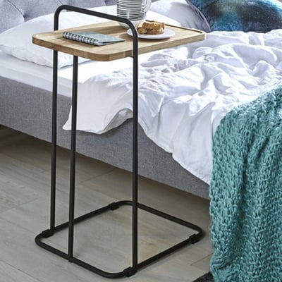 Serveertafel | 49 x 35 x 73 cm | Massief eikenhout Serveertafel | 49 x 35 x 73 cm | Massief eikenhout
