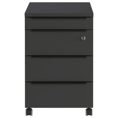 Ladekast met wielen Hermoso | 42 x 60 x 63 cm | Antraciet Ladekast met wielen Hermoso | 42 x 60 x 63 cm | Antraciet