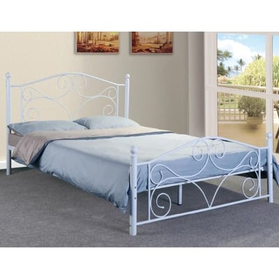 Tweepersoonsbed Zara | 160 x 200 cm | Wit