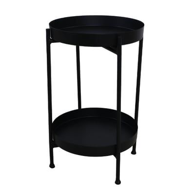 Bijzettafel Manhattan 35cmx50cm - zwart Bijzettafel Manhattan 35cmx50cm - zwart