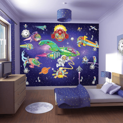 Kinderbehang Aliens Kinderbehang Aliens
