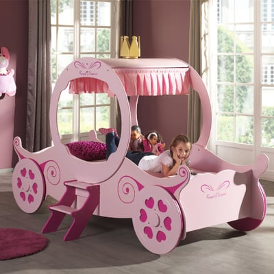 Koetsbed meisjes Princess Kate - roze Koetsbed meisjes Princess Kate - roze