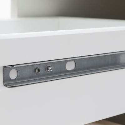 Keukenblok Sorrella 360cm met ruimte voor vaatwas, oven, koelkast en diepvries - wit/eik