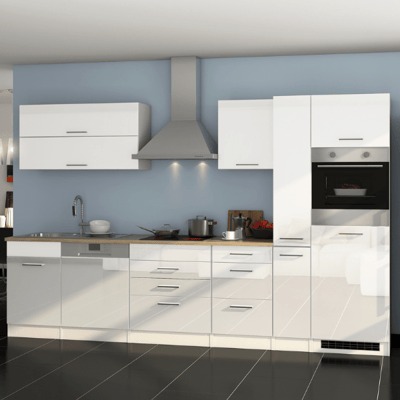 Keukenset Mailand | Toestellen niet inbegrepen | High Glossy White Keukenset Mailand | Toestellen niet inbegrepen | High Glossy White