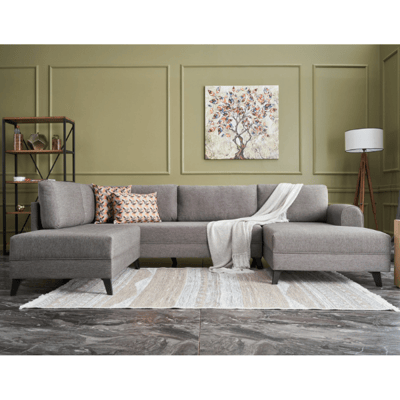Belen Hoekslaapbank | FIR HOUTEN FRAME | Bruin Belen Hoekslaapbank | FIR HOUTEN FRAME | Bruin