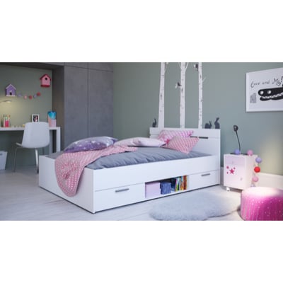 Bed Micheline 140 x 190 cm-mat wit