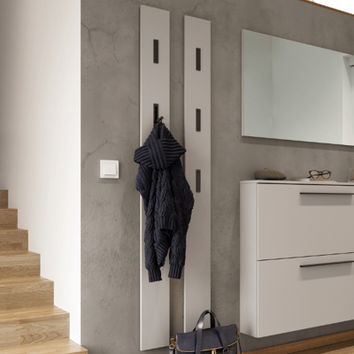 Wandkapstok Jonas met drie haken - kasjmier beige Wandkapstok Jonas met drie haken - kasjmier beige