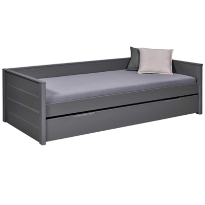 Uitschuifbed Dream The Future | 90 x 200 cm | 100% Melaminecoating | Antraciet Uitschuifbed Dream The Future | 90 x 200 cm | 100% Melaminecoating | Antraciet