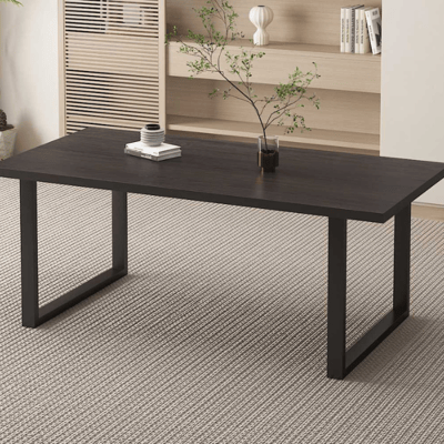 Alexander 180cm Donkerbruine Tafel | Metalen Poten | MDF Bovenblad Alexander 180cm Donkerbruine Tafel | Metalen Poten | MDF Bovenblad