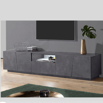 Tv-meubel Gavin 220 cm-leisteen Tv-meubel Gavin 220 cm-leisteen