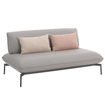 Tweezitbank voor tuin Todo | 160 x 95 x 80 cm | Lichtgrijs Tweezitbank voor tuin Todo | 160 x 95 x 80 cm | Lichtgrijs