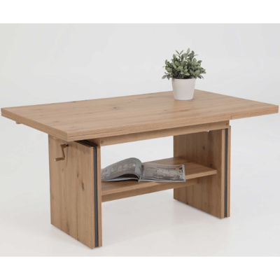Salontafel Hilmara 110/165x67x56/66 cm-artisanale eik Salontafel Hilmara 110/165x67x56/66 cm-artisanale eik