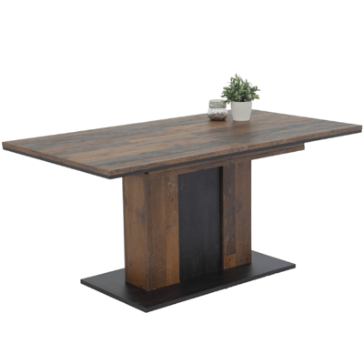 Eettafel Atnalta 160/210x90 cm-Oldwood/gebrand hout Eettafel Atnalta 160/210x90 cm-Oldwood/gebrand hout
