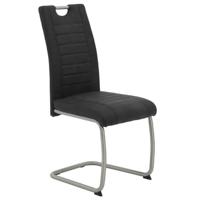 Eetkamerstoel Lalu-vintage antraciet Eetkamerstoel Lalu-vintage antraciet