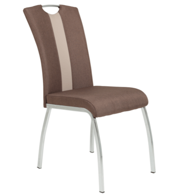 Eetkamerstoel Ambre-bruin/beige