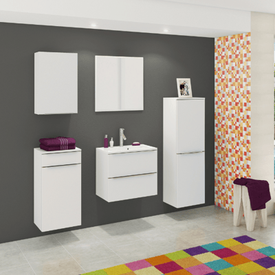 Badkamercombinatie Hansen 10-wit Badkamercombinatie Hansen 10-wit
