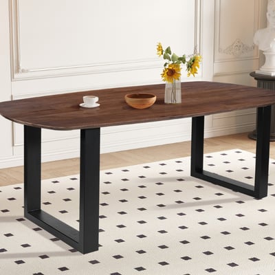 Eettafel Tommy 220x100 cm - Deens Ovaal - magnoliahout Eettafel Tommy 220x100 cm - Deens Ovaal - magnoliahout