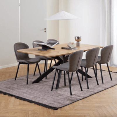 Rechthoekige eettafel Irwine 200x100x75cm - wilde eik Rechthoekige eettafel Irwine 200x100x75cm - wilde eik