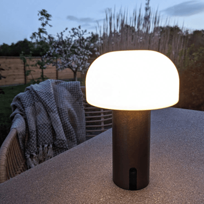 Soham LED Lamp - Wit/Koper | Oplaadbaar Soham LED Lamp - Wit/Koper | Oplaadbaar
