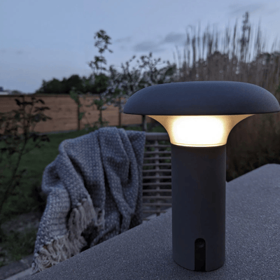 Ramsey LED Lamp - Grijs Oplaadbaar