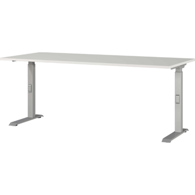 Bureau Cornel - 180x80x91cm - verstelbaar - lichtgrijs Bureau Cornel - 180x80x91cm - verstelbaar - lichtgrijs