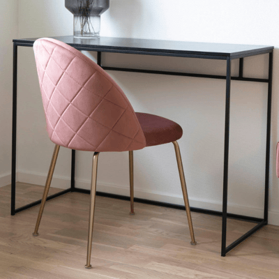 Vita Bureau - Zwart | Modern Bureau | 100x45x75 cm