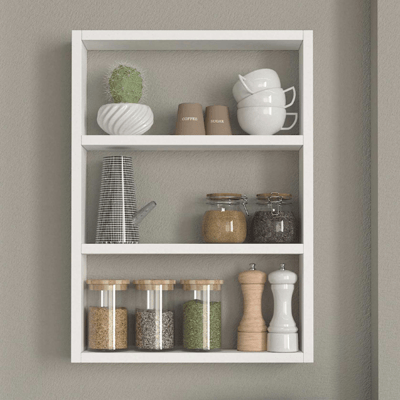 Wandrek Hardy - 44x9x60cm - wit