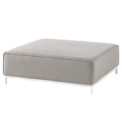 Fauteuil tuin Avenatti | 106 x 106 x 36 cm | Lichtgrijs