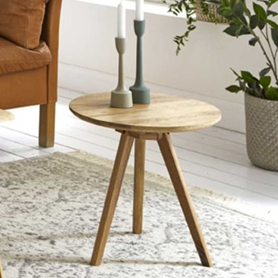 Bijzettafel | Ø40 cm x 40 cm | Eikenhouten design