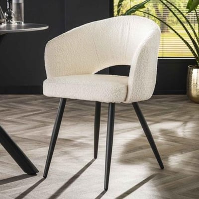 Kuipstoel Baseggio | 56 x 58 x 81 cm | Wit