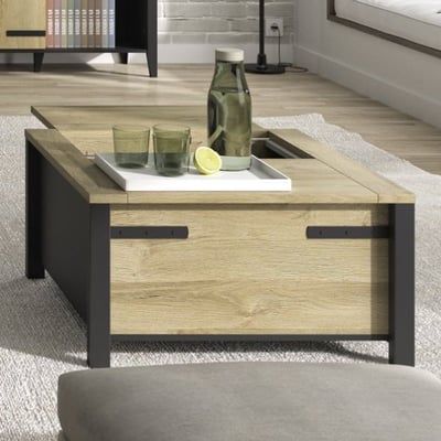 Salontafel Cork | 80 x 80 x 45 cm | Gold Oak-design