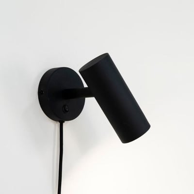 Wandlamp Parisien | 15 x 10 x 22 cm | Zwart / Metaal - 190 cm snoer Wandlamp Parisien | 15 x 10 x 22 cm | Zwart / Metaal - 190 cm snoer