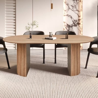 Eettafel Lagos | 200 x 110 x 76 cm | Old Oak-design