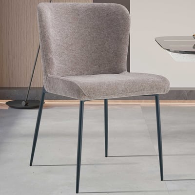 Eetkamerstoel Lisa | 50 x 62 x 85 cm | Zandkleurig design